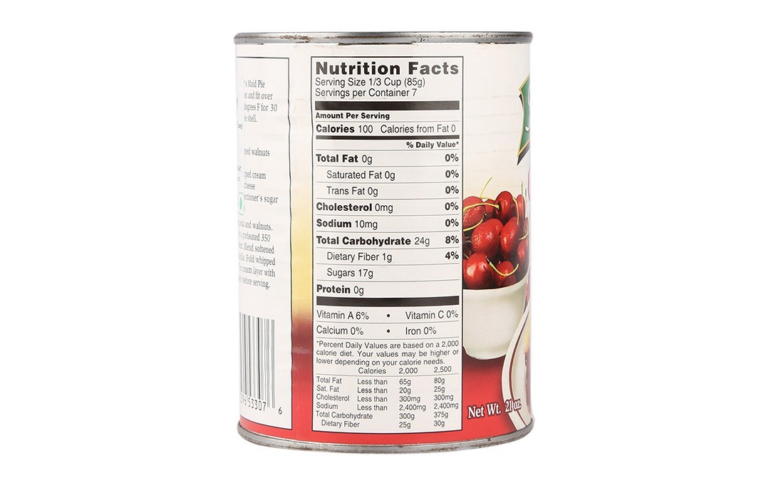 Mother's Maid Cherry Pie Filling or Topping    Tin  595 grams